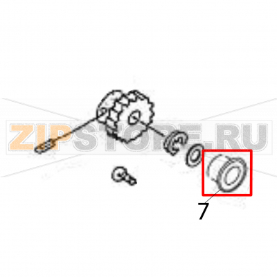 Boss (rewind) Sato HR224 TT Boss (rewind) Sato HR224 TTЗапчасть на деталировке под номером: 7Название запчасти на английском языке: Boss (rewind) Sato HR224 TT.