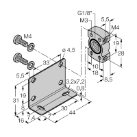 Комплект монтажный Turck PK-P-MZ-001