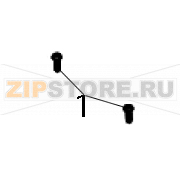 Screw, TP2*6 , MOQ 50 pcs TSC Alpha-2R Screw, TP2*6 , MOQ 50 pcs TSC Alpha-2RЗапчасть на деталировке под номером: 1