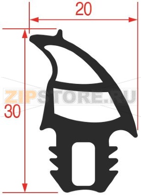 DOOR GASKET SILICONE D2K 1221 