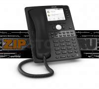 SNOM D765 Настольный IP-телефон. 12 учетных записей SIP, Цветной экран высокого разрешения, 16 программируемых клавиш со светодиодами, 2-порта 10/100/1000, USB 2.0, PoE, Сенсорная функция поднятия трубки, Цвет черный, Блок питания приобретается отдельно