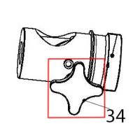 Locking handle Hurakan HKN-12S