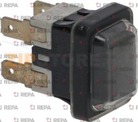 ЧЕРНАЯ ДВУХПОЛЮСНАЯ КНОПКА 10 А 250 В