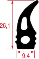 GASKET FOR OVEN DOOR 1960 mm