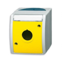 Корпус с полем для надписи, D=22.5 мм, жёлтый ABB 2CKA001724A2753