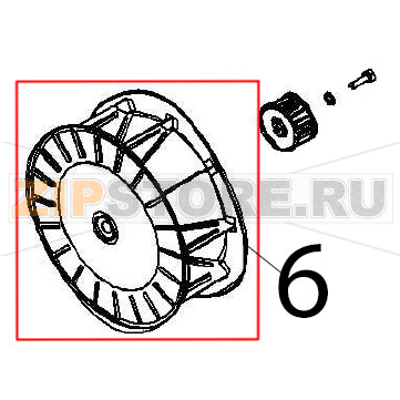 Fan Angelo Po FX101E1 Fan Angelo Po FX101E1Запчасть на деталировке под номером: 6