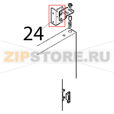 Small plate Angelo Po FM1011E2 Small plate Angelo Po FM1011E2Запчасть на деталировке под номером: 24