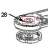 Lower bearing KitchenAid 5K5SS