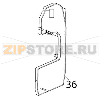 Door cover (AC7A) Viatto HLS-1650A Door cover (AC7A) Viatto HLS-1650AЗапчасть на деталировке под номером: 36