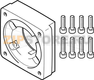 Фланец электродвигателя Festo EAMF-A-48A-80P 