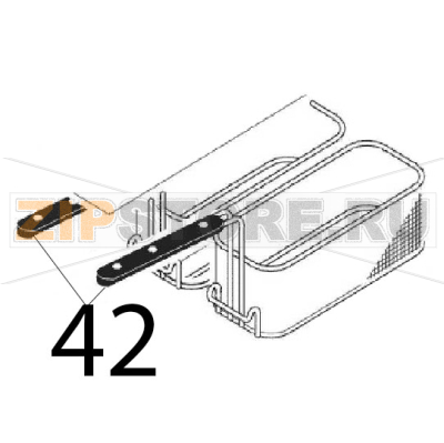 Basket 370x150x120 Angelo Po 0A1FR1G Basket 370x150x120 Angelo Po 0A1FR1GЗапчасть на деталировке под номером: 42