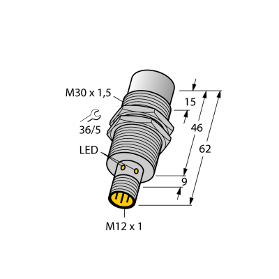 Датчик индуктивный Turck NI30U-EM30WD-AN6X-H1141 