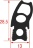 GASKET FOR OVEN DOOR 1490x627 mm