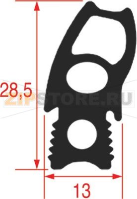 GASKET FOR OVEN DOOR 1490x627 mm 