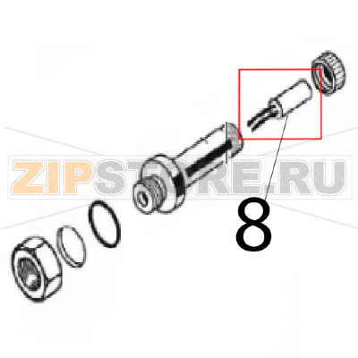 Magnetic reed Angelo Po C165D Magnetic reed Angelo Po C165DЗапчасть на деталировке под номером: 8