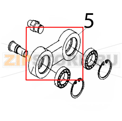 Connecting rod Rollmatic CP 52 Connecting rod Rollmatic CP 52Запчасть на деталировке под номером: 5