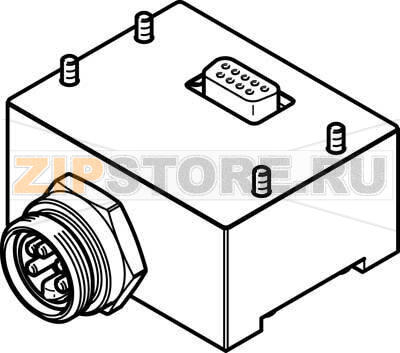 Плита для блочного монтажа Festo CPX-AB-1-7/8-DN 