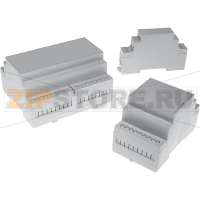 Корпус на DIN-рейку 90x53x58 мм, материал: поликарбонат, 1 шт Axxatronic CNMB-3-KIT-CON 