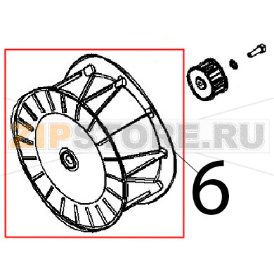 Ventola radiale §: 340, 60 Hz Angelo Po FX82E2T Ventola radiale §: 340, 60 Hz Angelo Po FX82E2TЗапчасть на деталировке под номером: 6
