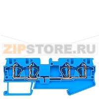 КЛЕММА ПРОХОДНАЯ ПРУЖИННОЕ ПОДСОЕДИНЕНИЕ, 4 ПОДСОЕДИНЕНИЯ: 0.5 -4 MM2, ШИРИНА: 6.2 MM, СИНЯЯ Siemens 8WH2004-0AG01