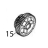 Double gear (Z45*Z30) Sato CG412DT