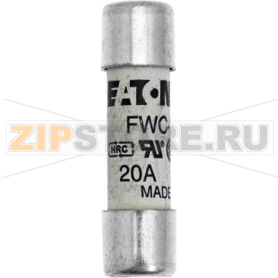 Предохранитель, 20 A, AC 600 В, 200 кА, 10x38 мм, aR, UL Eaton 20AMP 600V AC FERRULE 10x38MM 