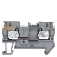 Through-type terminals 4 mm2, 6.2 mm wide gray Siemens 8WH6000-0AG00