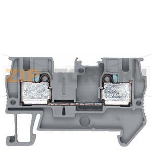 Through-type terminals 4 mm2, 6.2 mm wide gray Siemens 8WH6000-0AG00 
