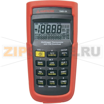Термометр цифровой, от -50 до +1350°C, тип датчика: E, J, K, N, R, S, T, 1 шт Beha Amprobe TMD-56 