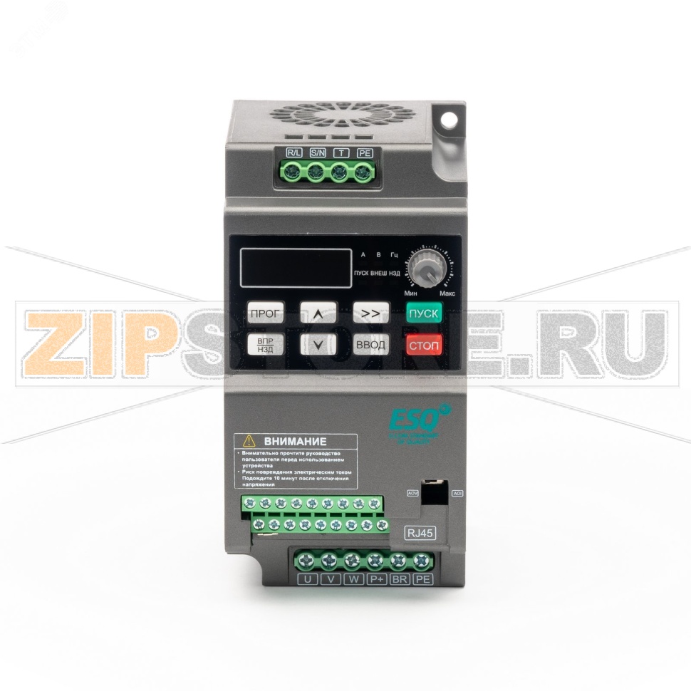 Преобразователь частоты 0.75 кВт, 220 В, 0-599 Гц, IP20 ESQ 08.04.304418 