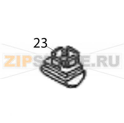 Head pressure pin Sato M84Pro Head pressure pin Sato M84ProЗапчасть на деталировке под номером: 23Название запчасти на английском языке: Head pressure pin Sato M84Pro.