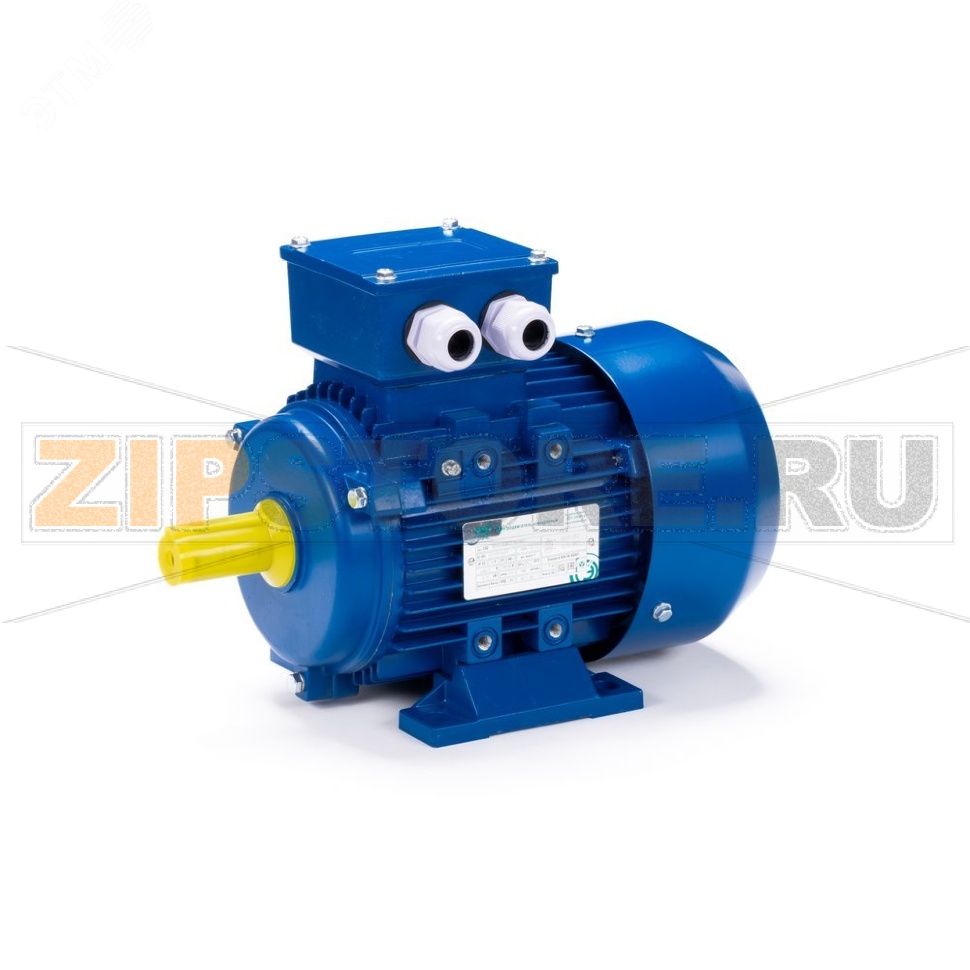Электродвигатель асинхронный 1.1 кВт, 220/380 В, 1500 об/мин, 3 фазы, IP55 ESQ 01.05.221633 