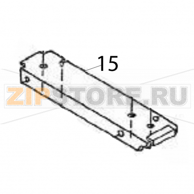 Paper lid (top) Sato M84Pro Paper lid (top) Sato M84ProЗапчасть на деталировке под номером: 15Название запчасти на английском языке: Paper lid (top) Sato M84Pro.