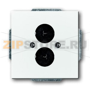 Рамка двухместная, альпийский белый ABB 2CKA001754A4368 