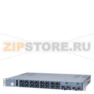 SCALANCE XR324-4M PoE TS; Managed IE switch, 19&quot; rack; 8x 10/100/1000 Mbit/s for RJ45 ports electrical with PoE, 8x 10/100/1000 Mbit/s for RJ45 ports electrical without PoE; 4x 10/100/1000 Mbit/s 2-port media modules, electrical or optical; LED diagnostic 