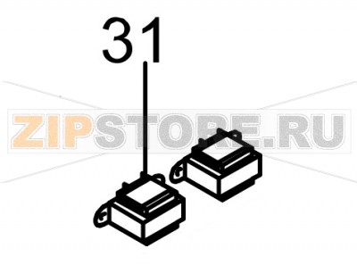 Трансформатор Fimar FME 4+4 Трансформатор печи для пиццы Fimar FME 4+4Запчасть на деталировке под номером: 31Количество запчастей в комплекте: 1Оригинальное название запчасти Fimar: Transformer