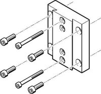 Комплект монтажный Festo HMVA-DLA40