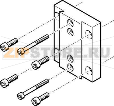 Комплект монтажный Festo HMVA-DLA40 