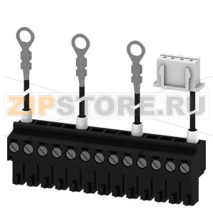set of cables for voltage tap, MF, 3P on bottom accessory for circuit breaker 3WL10 / 3VA27 Siemens 3VW9011-0AT73 