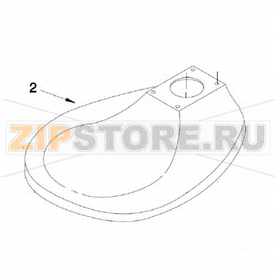 Base &amp; Foot Supports white KitchenAid K5 Base & Foot Supports white KitchenAid K5

Запчасть на сборочном чертеже под номером: 2

Название запчасти KitchenAid на английском языке: Base & Foot Supports white KitchenAid K5