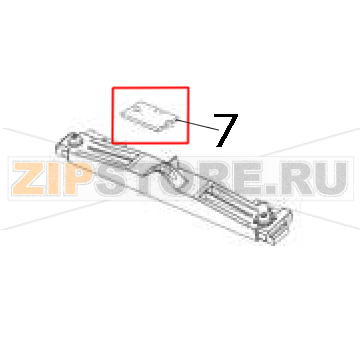 Upper media sensor (gap sensor) Zebra ZD421 Direct Thermal Upper media sensor (gap sensor) Zebra ZD421 Direct ThermalЗапчасть на деталировке под номером: 7