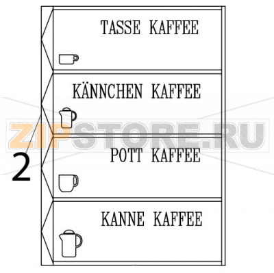 Product sign: cup, pot, small−, large pot Bremer Viva XXL Product sign: cup, pot, small−, large pot Bremer Viva XXLЗапчасть на деталировке под номером: 2Название запчасти Bremer на английском языке: Product sign: cup, pot, small−, large pot Viva XXL.