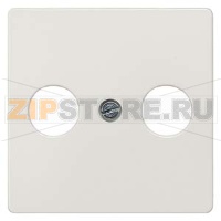 DELTA I-SYSTEM ТИТАНОВО-БЕЛЫЙ КРЫШКА РОЗЕТКИ ДЛЯ RF/TV/SAT 55X55MM 2 ОТВЕРСТИЯ Siemens 5TG2561