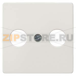 DELTA I-SYSTEM ТИТАНОВО-БЕЛЫЙ КРЫШКА РОЗЕТКИ ДЛЯ RF/TV/SAT 55X55MM 2 ОТВЕРСТИЯ Siemens 5TG2561 