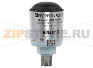Адаптер Bullet WirelessHART Adapter WHA-BLT-F9D0-N-A0-GP-1 Pepperl+Fuchs SupplyRated voltage7 ... 32 V DCRated current< 1 mA , max. 25 mAElectrical specificationsOutput rated operating current3.2 ... 25 mASupplyloop power for field devicesvoltage: 1 ... 2.5 V DC, adjustable in steps of 0.5 VInputConnection- 5 wires, 600 mm long, exiting from male thread NPT1/2 - 1 external grounding pointHART communicationProtocolHART 7.1, backward compatibleNumber of devicesup to 8 HART field devices (depending on installation)Directive conformityElectromagnetic compatibilityDirective 2014/30/EUEN&nbsp61326-1:2013+A11:2013Radio and telecommunication terminal equipmentThe usage of 2.4 GHz equipment is bound to local restrictions. Ensure that restrictions allow usage of this product before commisioning.Directive 2014/53/EUEN 300 328 V1.8.1:2012 EN 301 489-1 V1.9.2:2011 EN 301 489-17 V2.2.1:2012-09ConformityDegree of protectionIEC 60529:2013Ambient conditionsAmbient temperature-40 ... 85 °C (-40 ... 185 °F)Storage temperature-40 ... 85 °C (-40 ... 185 °F)Mechanical specificationsDegree of protectionIP67MaterialAluminum alloy with polyurethane enamel paintMass460 gDimensions60.8 x 60.8 x 100 mm (l x w x h)Data for application in connection with hazardous areasDirective conformityDirective 2014/34/EUEN 60079-0:2012+A11:2013 , EN 60079-11:2012 , EN 60079-15:2010