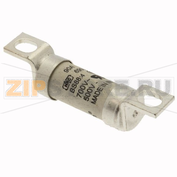 Предохранитель, 90 A, AC 690 В, DC 500 В, 200 кА, BS88, 19x77 мм, aR, BS Eaton 90A 690V AC TYPE T 