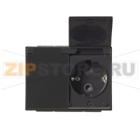 Розетка 16 А, 230 В, IP21/44, антрацитовая ABB 2TKA00003031