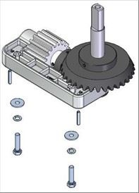 КОМПЛЕКТ УГЛОВОГО РЕДУКТОРА ДЛЯ ПОДАЮЩЕГО УСТРОЙСТВА 