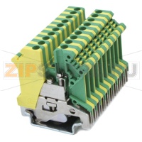 Клемма универсальная, заземляющая, желто-зеленая CHIKU RUSLKG 3N