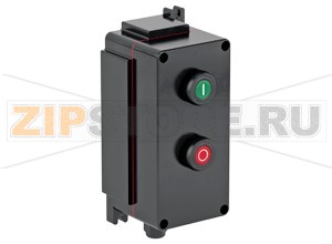 Модуль управления Control Unit Ex e, GRP, 2 Functions LCP2.PGMX.PRMX.F.1 Pepperl+Fuchs Electrical specificationsOperating voltage250 V max.Operating current16 A max.Terminal capacity2.5 mm2FunctionpushbuttonColorgreenContact configuration1x NO / 1x NCUsage categoryAC12 - 12 ... 250 V AC - 16 AAC15 - 12 ... 250 V AC - 10 ADC13 - 12 ... 110 V DC - 1 ADC13 - 12 ... 24 V DC - 1ANumber of poles2LabelingIFunction 2pushbuttonColorredContact configuration1x NO / 1x NCUsage categoryAC12 - 12 ... 250 V AC - 16 AAC15 - 12 ... 250 V AC - 10 ADC13 - 12 ... 110 V DC - 1 ADC13 - 12 ... 24 V DC - 1ANumber of poles2LabelingOMechanical specificationsHeight220 mm (A)Width110 mm (B)Depth101 mm (C)External dimension116 mm with operators (C1) 235 mm with mounting brackets (K)Fixing holes distance, height220 mm (G)Fixing holes distance, width78 mm (H)Enclosure coverfully detachableCover fixingM6 stainless steel socket cap head screwsFixing holes diameter7 mm (J)Degree of protectionIP66Cable entryNumber of cable entries1x M25 in face B fitted with polyamide Ex e cable glandDefined entry areaface BMaterialEnclosurecarbon loaded, antistatic glass fiber reinforced polyester (GRP)Finishinherent color blackSealone piece solid silicone rubberMass3 kgMounting7 mm slots moulded into baseGrounding2.5 mm2 grounding terminalAmbient conditionsAmbient temperature-40 ... 55 °C (-40 ... 131 °F) @ T4 -40 ... 40 °C (-40 ... 104 °F) @ T6 Data for application in connection with hazardous areasEU-Type Examination CertificateCML 16 ATEX 3009 XMarking II 2 GD Ex db eb mb IIC T* Gb Ex tb IIIC T** °C Db T6/T80 °C @ Ta +40 °C T4/T130 °C @ Ta +55 °CInternational approvalsIECEx approvalIECEx CML 16.0008XEAC approvalTC RU C-DE.GB06.B.00567ConformityDegree of protectionEN 60529General informationSupplementary informationEC-Type Examination Certificate, Statement of Conformity, Declaration of Conformity, Attestation of Conformity and instructions have to be observed where applicable. For information see www.pepperl-fuchs.com.AccessoriesOptional accessoriesEngraved traffolyte tag labelEngraved AISI 316L stainless steel tag labelColor in-fill stainless steel tag label